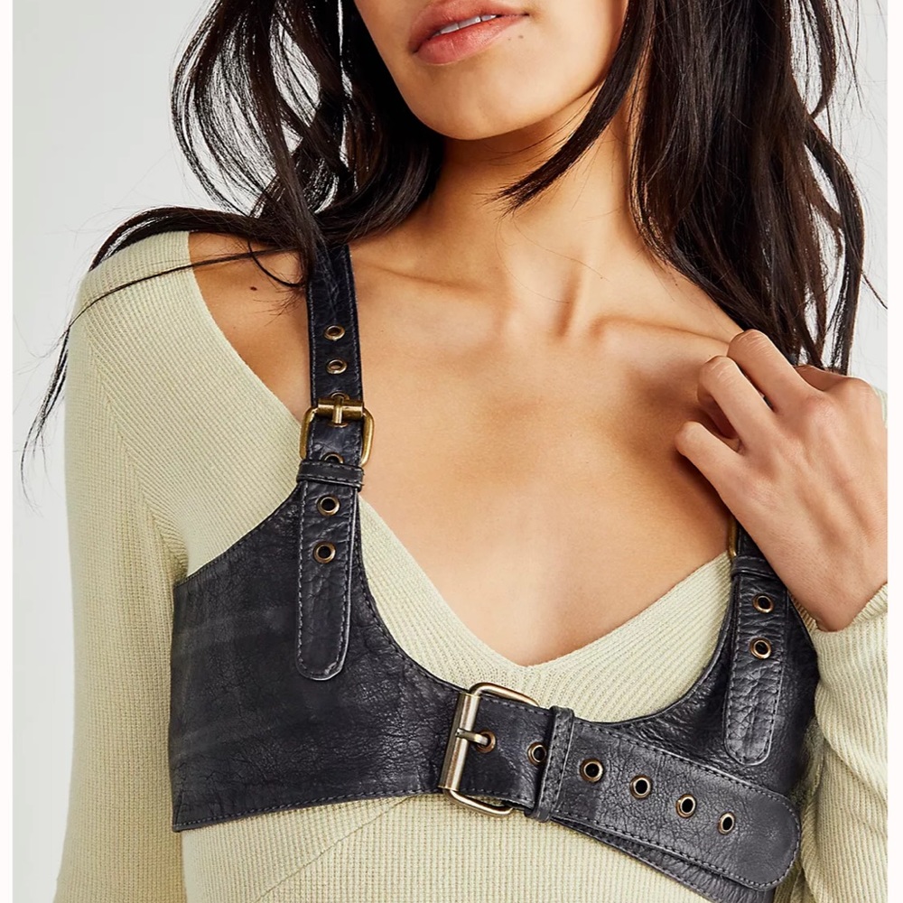Free People Rebel Leather Harness